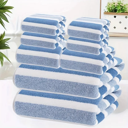 Super Soft 8Pcs Bath Towel Set, No Shedding & Highly Absorbent,