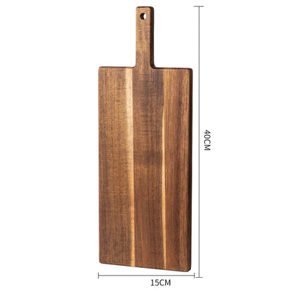 Acacia solid wood bread board western steak board baking dessert tray