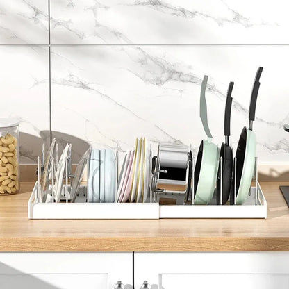 Expandable Kitchen Pot Pan Organizer