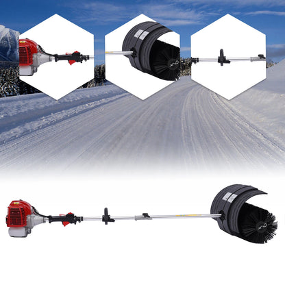 Gas Power Walk Behind Sweeper, Hand-hold Snow Sweeper