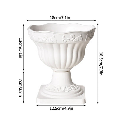 Simple Plastic Vase Pots for Plants Flower Arrangement Vase Decorative