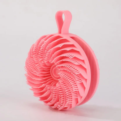 Soft Silicone Body Scrubber Scalp Exfoliating Non-irritating Body Wash Massager Bath Shower Brush