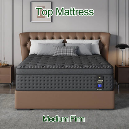 Memory Foam Spring Mattress Single/Double/Queen/King Sizes Boxed Mattress Medium Firmness Pressure Relief