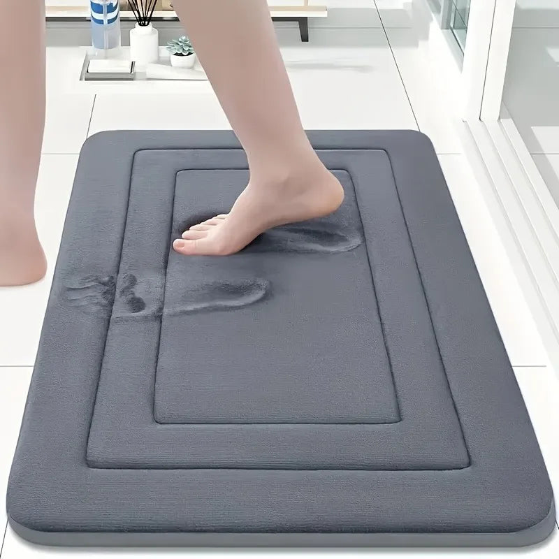 1pc Absorbent Non-Slip Bathmat | Comfortable Standing Pad