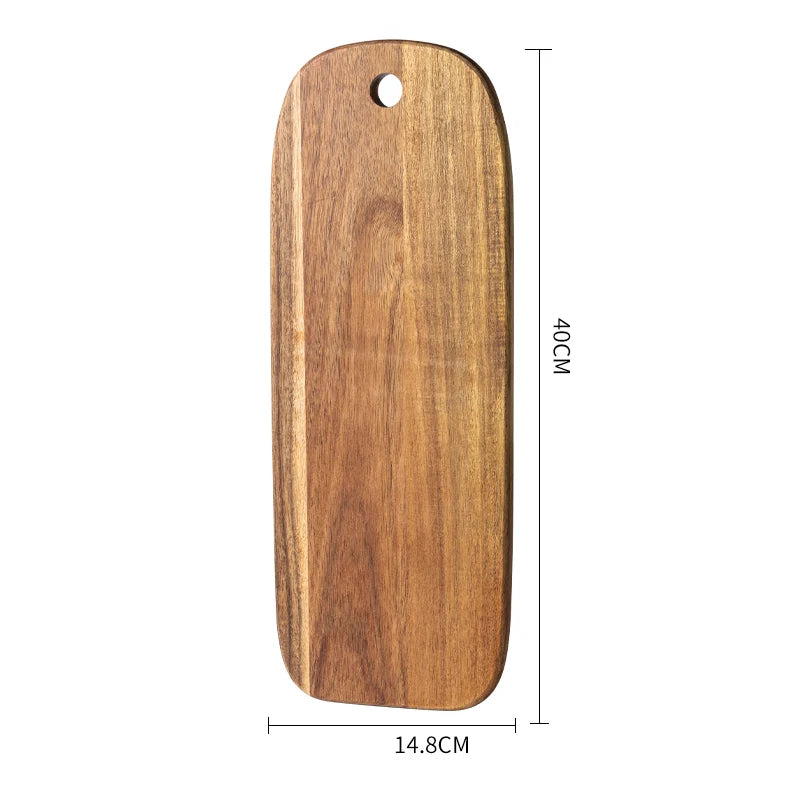 Acacia solid wood bread board western steak board baking dessert tray