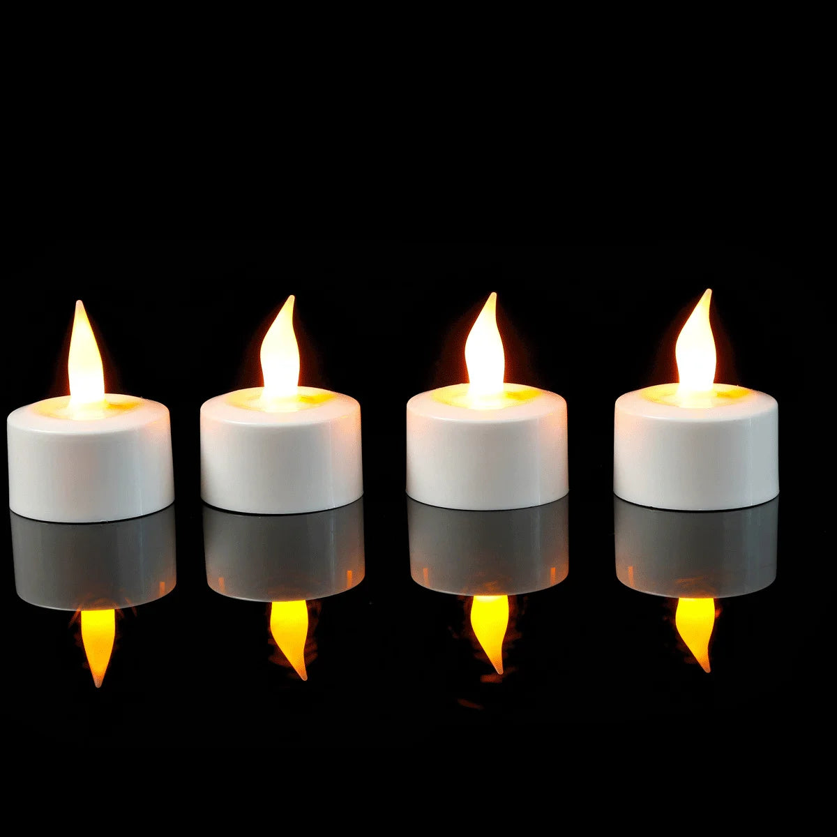 LED Candles with USB Charge, Flameless Decorative Rechargeable Tea Lights