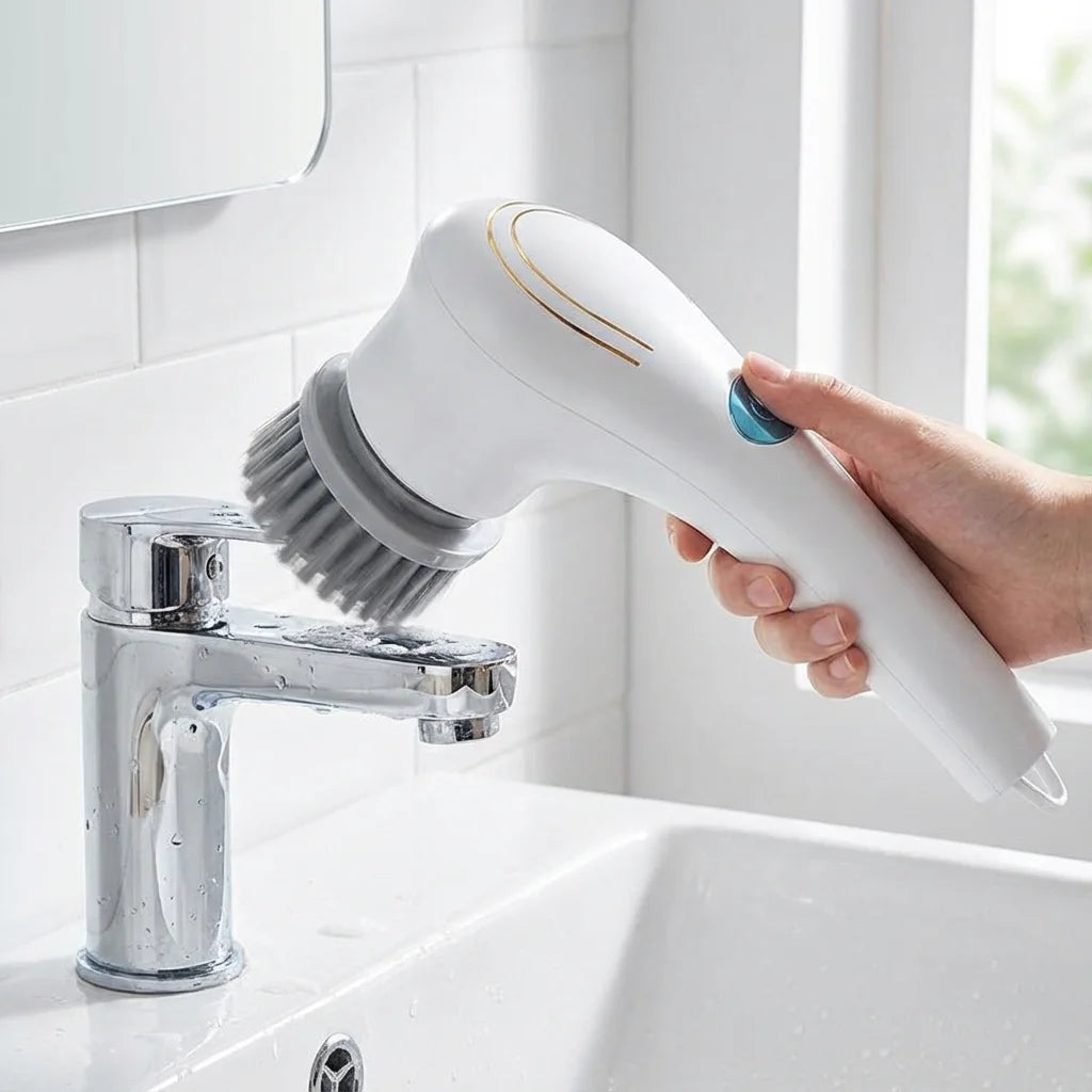 Electric Grease Scrubber, Rechargeable Powerful Cleaning Brush.