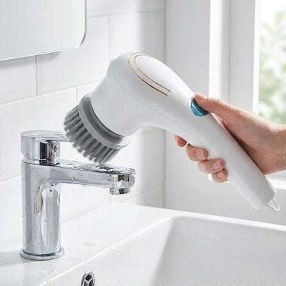Electric Grease Scrubber, Rechargeable Powerful Cleaning Brush.