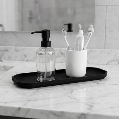 A Silicone Eight-Sided Storage Tray Non-Slip and Resistant to Falls