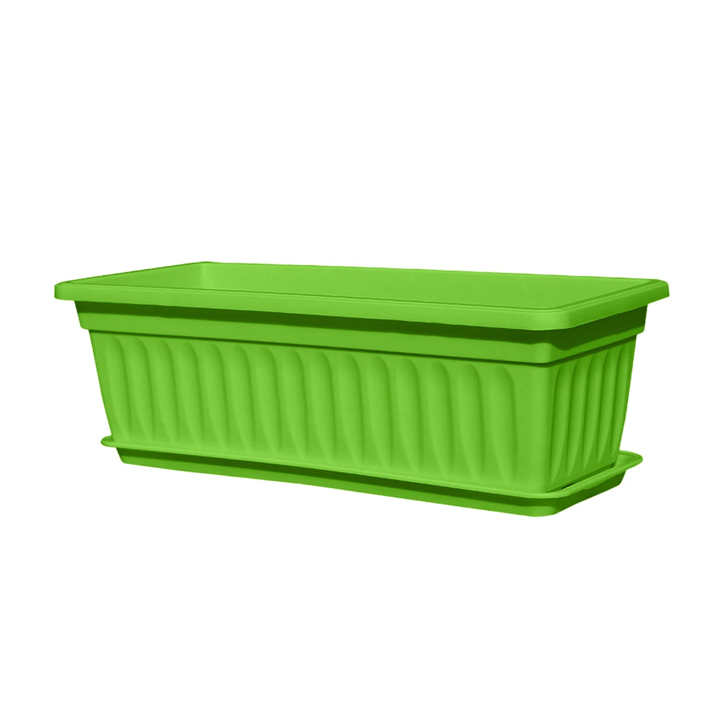 Rectangular Plastic Planter Multi-Color Gardening Container for Vegetables Herbs and Flowers