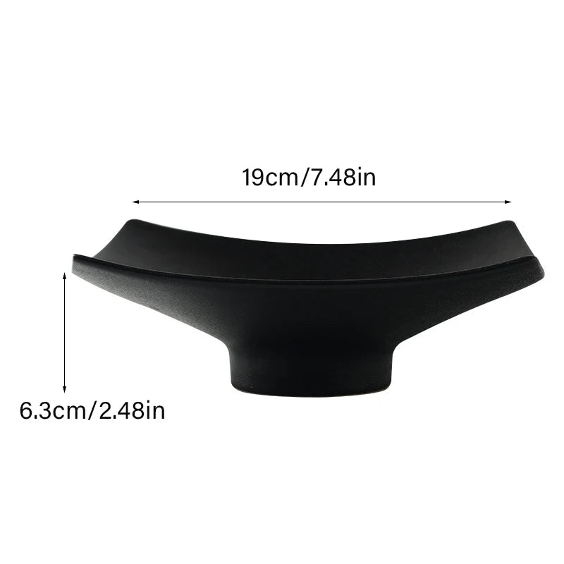 Matte Dinner Plates, Square Dishes, Black Ceramic Plate
