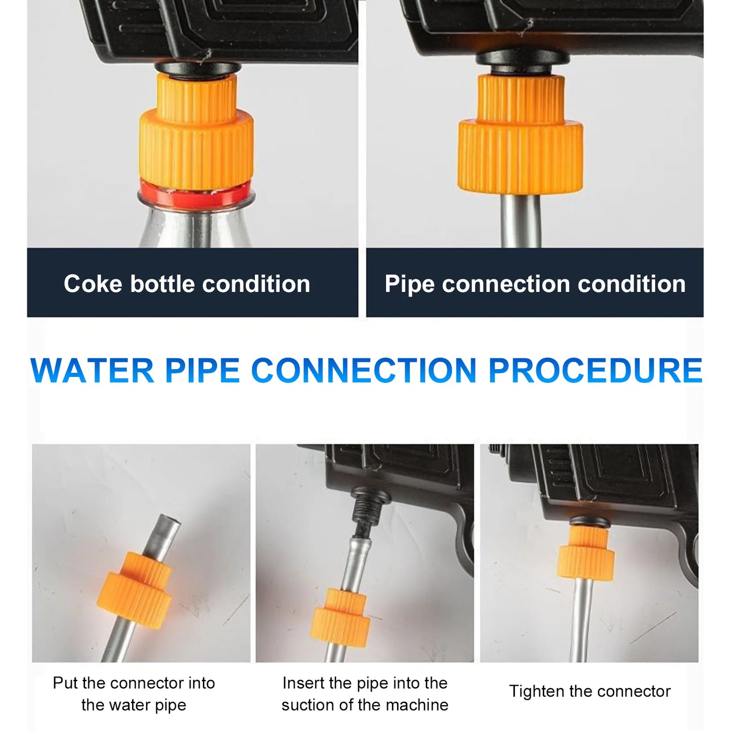 Portable Cordless Car High Pressure Washer Cleaner Gun with 2Pcs 1200mah Battery
