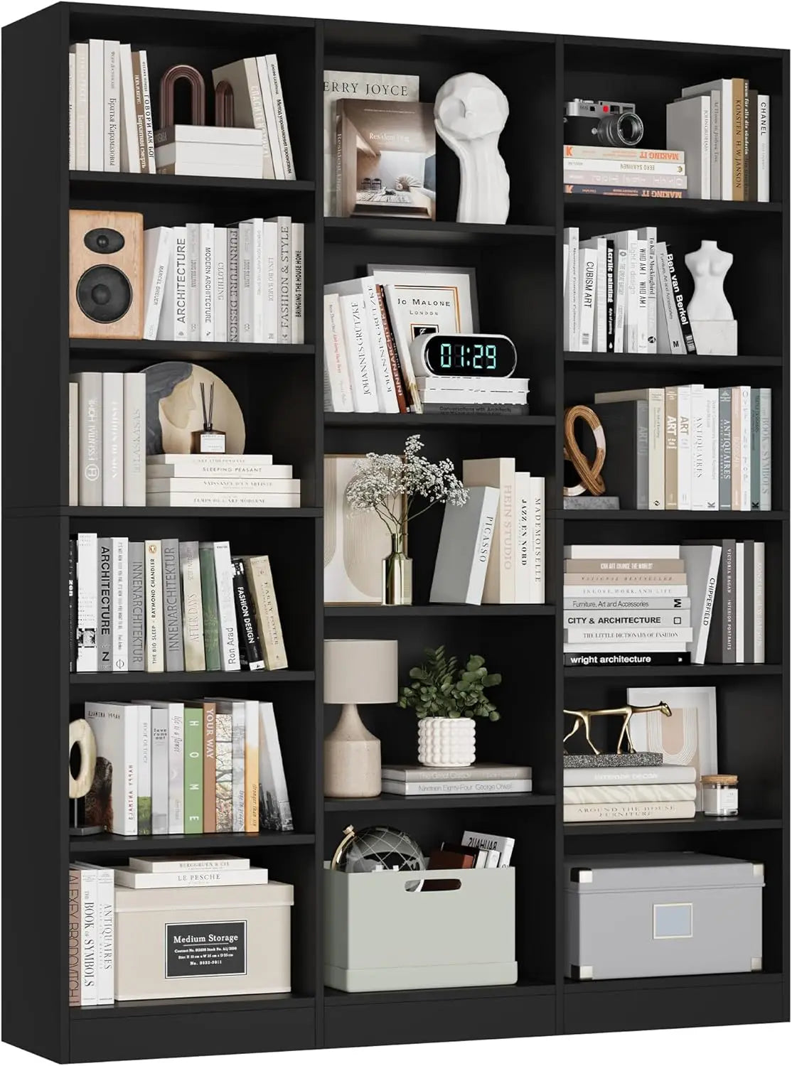 Triple Wide Bookshelf