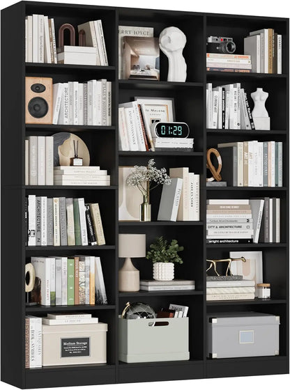 Triple Wide Bookshelf
