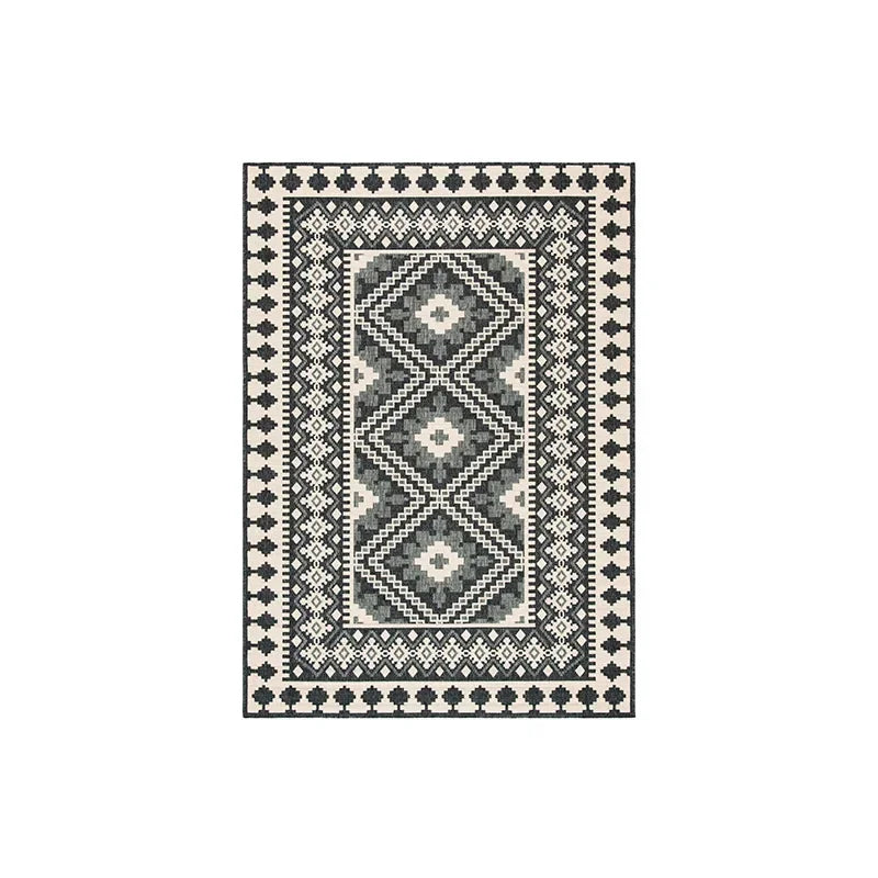 Living Room Crystal Velvet Large Area Carpet