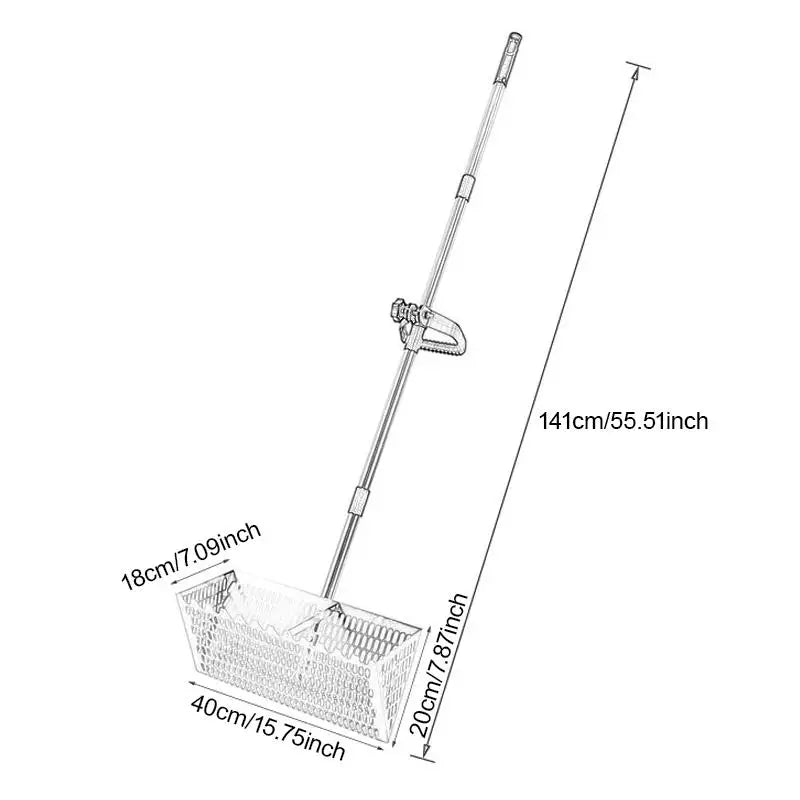 Sand Sift Rake Handheld Beach Mesh Shovel Ergonomic Sharp Tooth Sifter for Gardening Soil