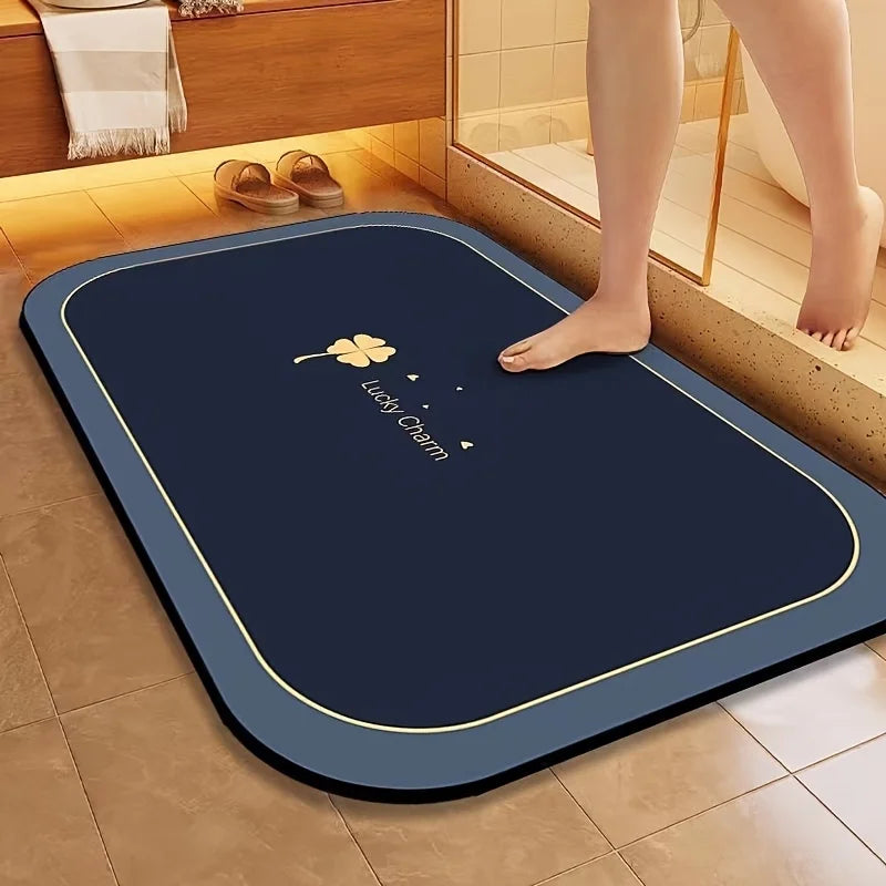 1pc Diatomite Mat Quick Dry Super Absorbent Non-Slip Floor Mat