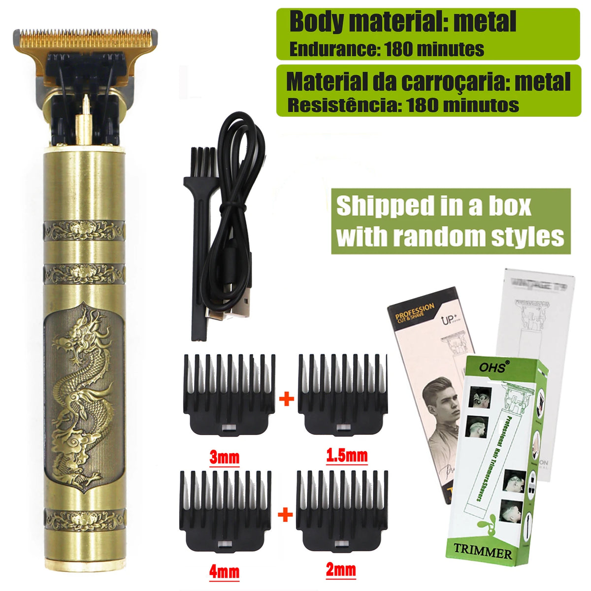 Beard Shaving Body Hair Trimmer Clippers Electric Machine Men Haircut Machine 0mm Barber Shaver