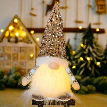 Glowing Gnome Christmas Faceless Plush Dolls