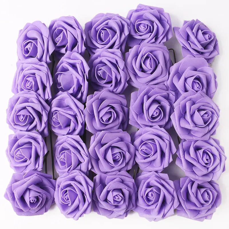 5/10/15/20/25Pcs Artificial Rose Flowers Wedding Centerpieces Arrangements Party