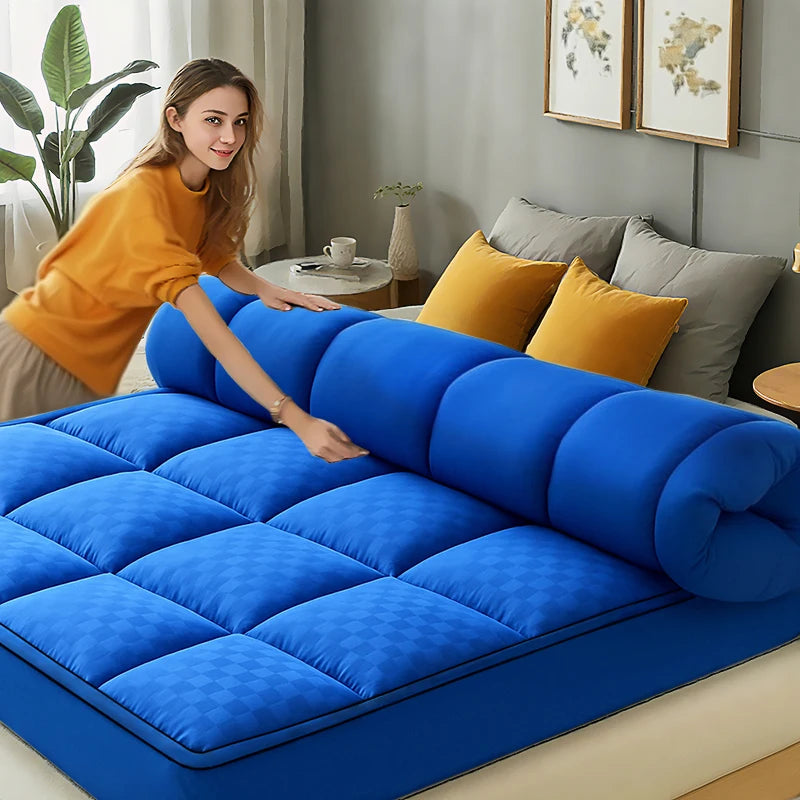 Thick Mattress Topper 1000Gsm Cooling Noiseless Breathable Fitted 8-21 Deep Pocket Machine Washable