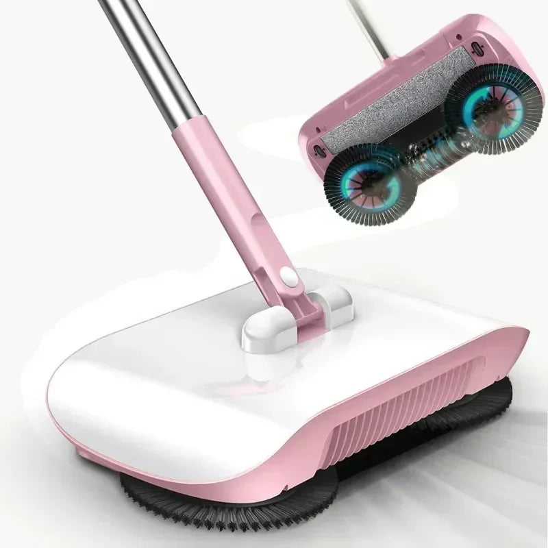 Broom Hand Push Vacuum Cleaner Floor Home Kitchen Mop Sweeping Machine Magic