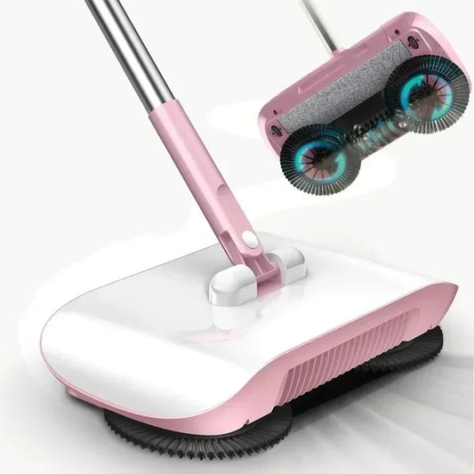 Broom Hand Push Vacuum Cleaner Floor Home Kitchen Mop Sweeping Machine Magic