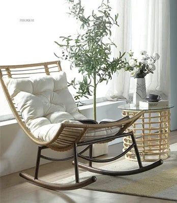 Rattan Hanging Basket Double Patio Swings Creative Hammock