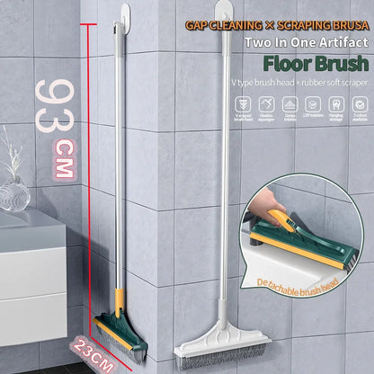 3 In 1 Cleaning Brush with Long Handle Rotating Floor