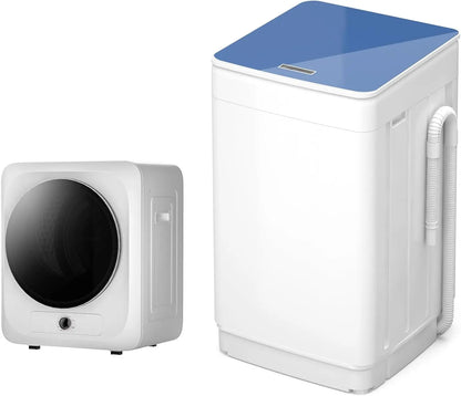 Portable Washing Machine and Dryer Set, 18lbs Fully Automatic Washer and 10lbs Portable Dryer with Stainless Steel, Customized