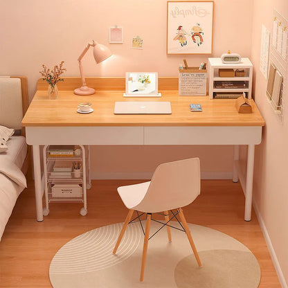 Home Storage Office Desk Minimalist White Standing Gaming Study Office