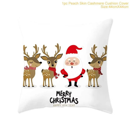 Christmas Cushion Cover Pillowcase Decorations for Home