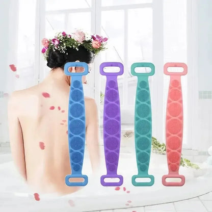 Body Sponge Silicone Back Scrubber Rubbing Back Peeling Massage Shower