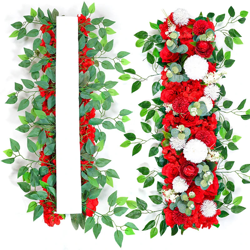 Luxury White Rose Artificial Flower Table Centerpiece Flowers
