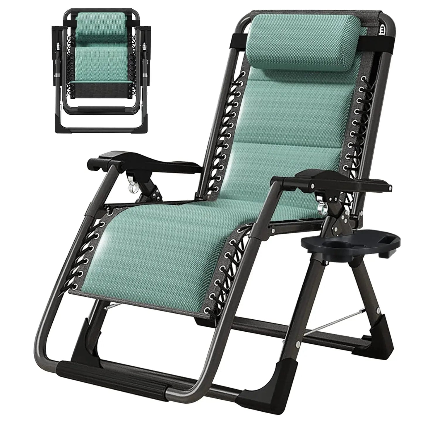 Zero Gravity Chair, Premium Outdoor Lawn Folding Adjustable Reclining Patio Chairs