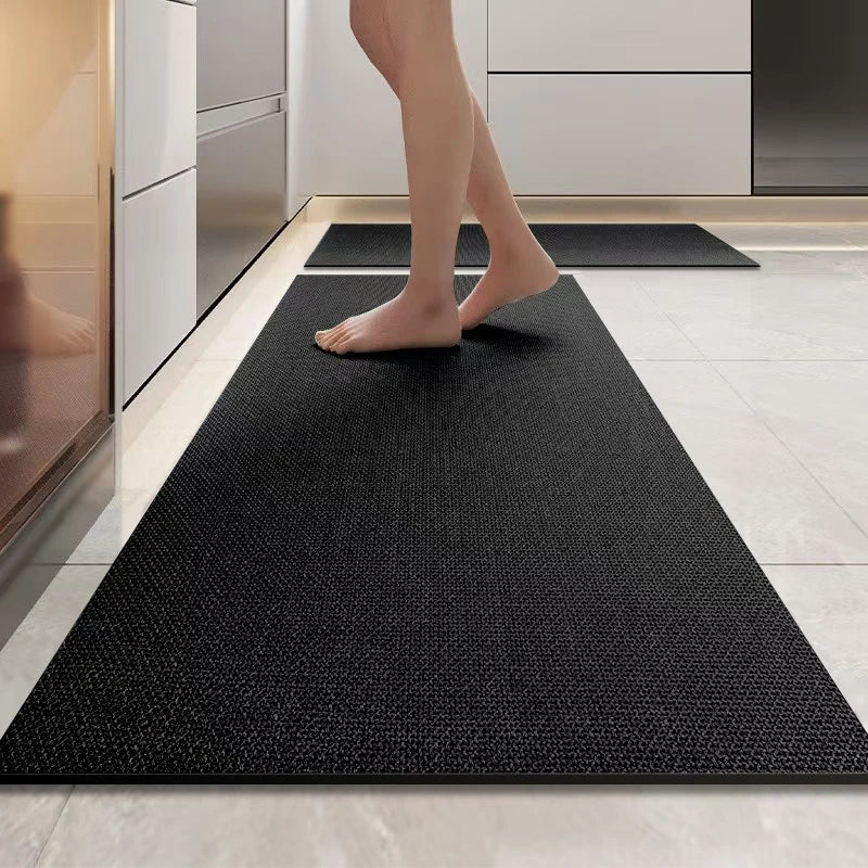 Long strip kitchen floor mat diatomaceous earth non-slip absorbent mat square entrance mat