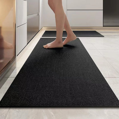 Long strip kitchen floor mat diatomaceous earth non-slip absorbent mat square entrance mat