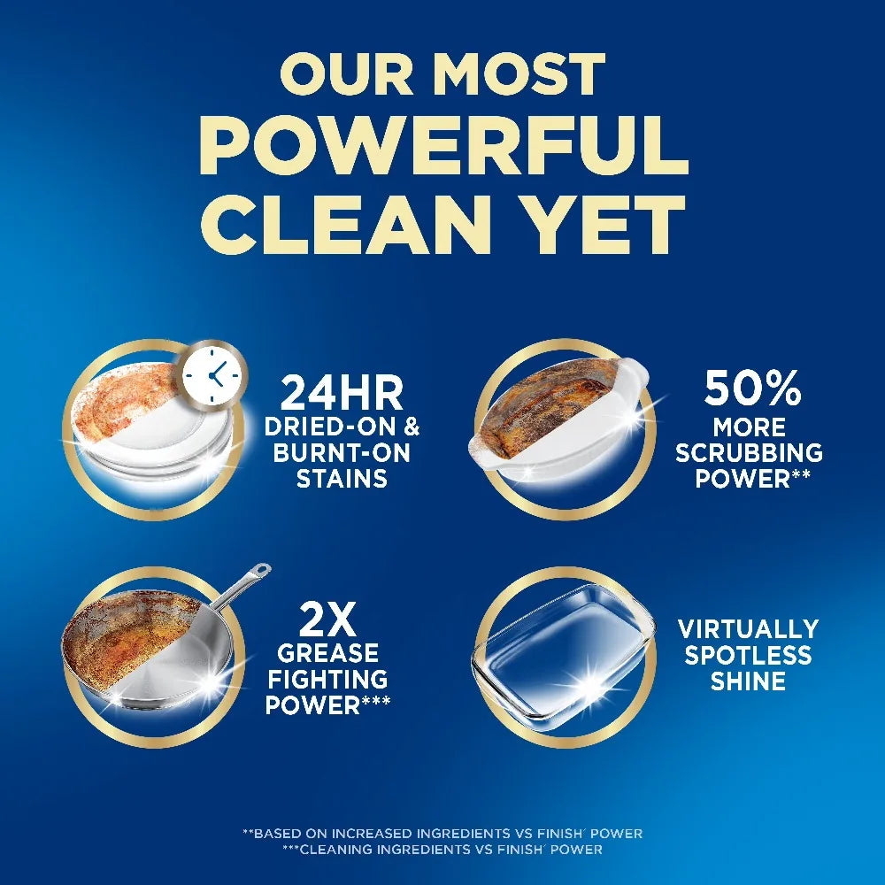 Ultimate Quantum Dishwasher Pods 50% More Cleaning Power, 11 Count