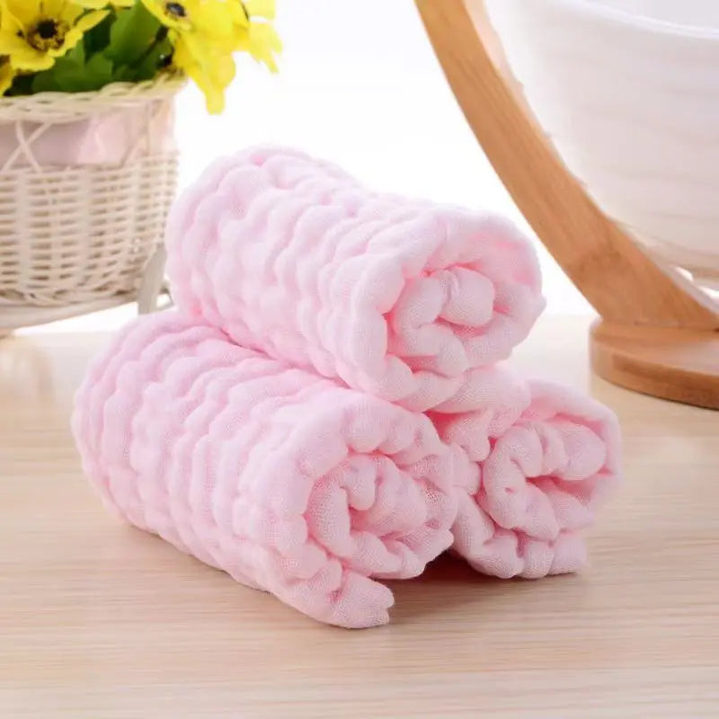 3/5 Pieces of Soft Gauze Face Towels, Ultra-Comfortable and Reusable Skincare Face Washcloths.