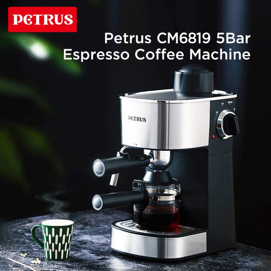 Espresso Coffee Maker with Fancy Milk System Milk Bubble Maker