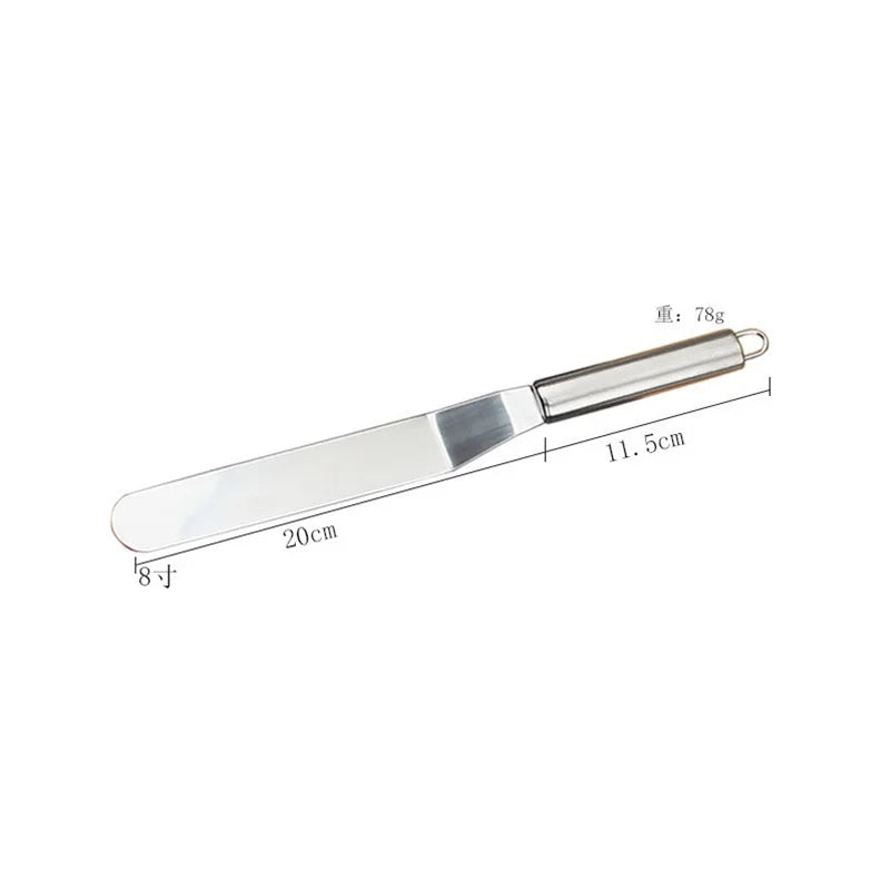 Stainless Steel Cream Icing Frosting Spatula for Cake Decorating Utensils Accessories