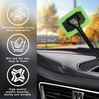 Cleaner Brush Kit Windshield Cleaning Wash Tool Inside Interior with Long Handle