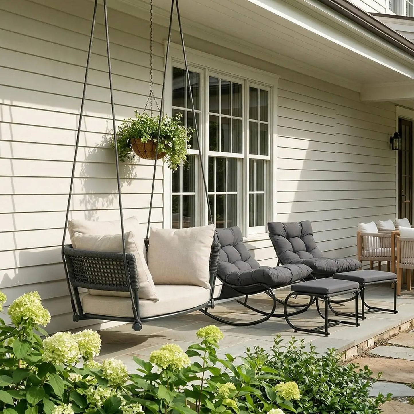Single Hanging Porch Swing, Ceiling Hanging Chair