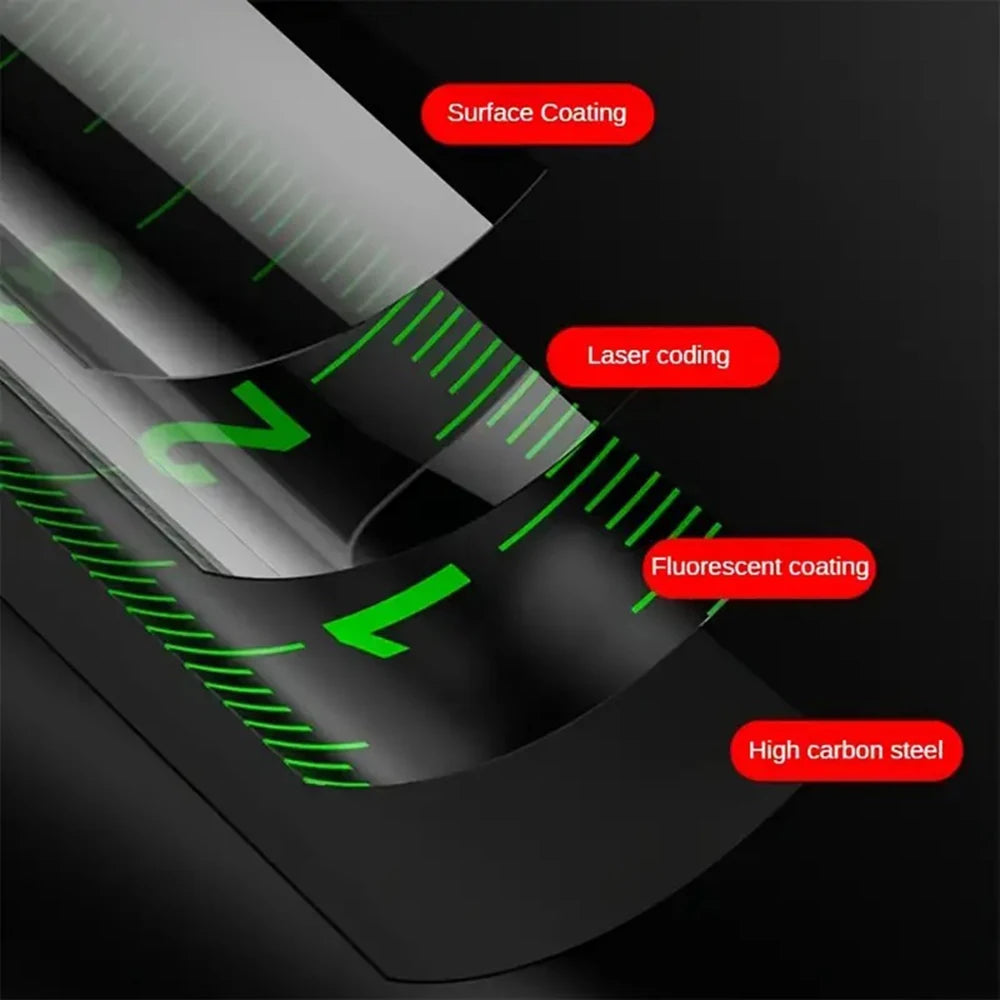 Tape Measure Precision Thickened Scale Waterproof and Wear-Resistant Multipurpose Measuring Tool