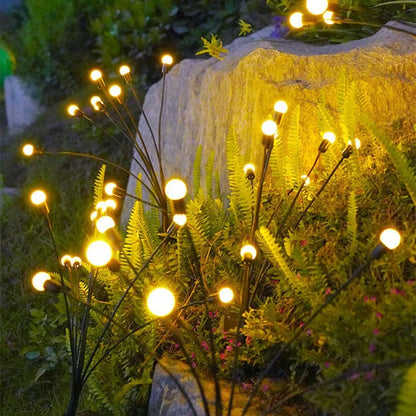 Garden Lights-New Upgraded Solar Powered Firefly Outdoor Waterproof Garden Lights