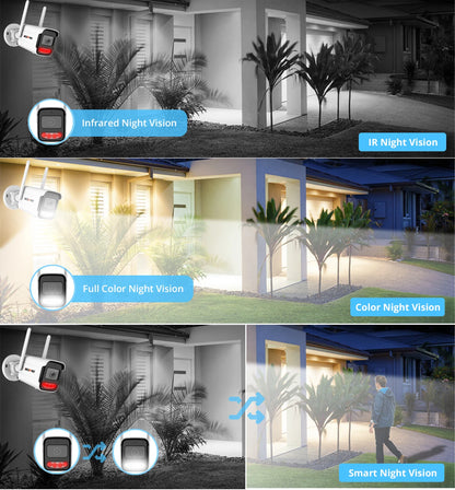 4K 8MP IP Camera Outdoor Wi-Fi Security Camera Wireless Waterproof IP Video Home Camara