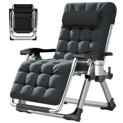 Zero Gravity Chair, Premium Outdoor Lawn Folding Adjustable Reclining Patio Chairs