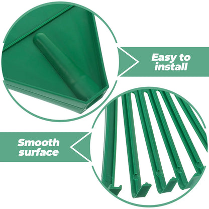 Heavy Duty Lightweight Easy Use Rake for Leaves Grass Turf and Yard Cleaning