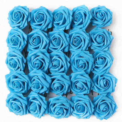 5/10/15/20/25Pcs Artificial Rose Flowers Wedding Centerpieces Arrangements Party