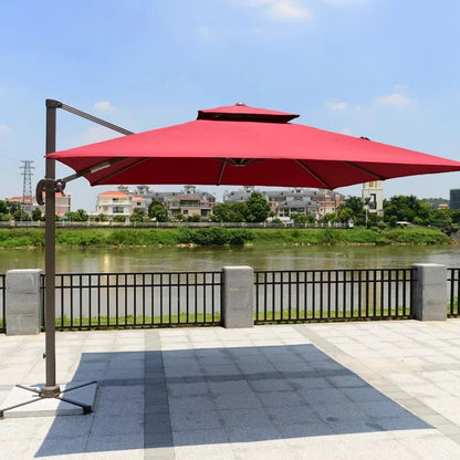 Outdoor Parasol Beach Pool Umbrella Courtyard Large Umbrell